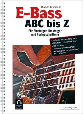 E-Bass ABC bis Z (+Audiofiles): fr E-bass/Tabulatur