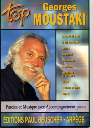 Top: Georges Moustaki paroles et musique avec accompagnement piano