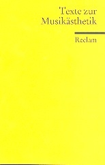 Texte zur Musiksthetik