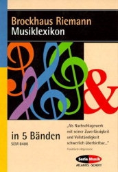 Brockhaus-Riemann Musiklexikon in 5 Bnden im Schuber mit CD-ROM 