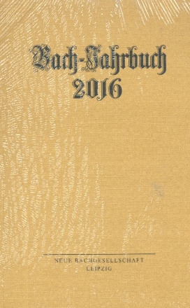 Bach-Jahrbuch 2016