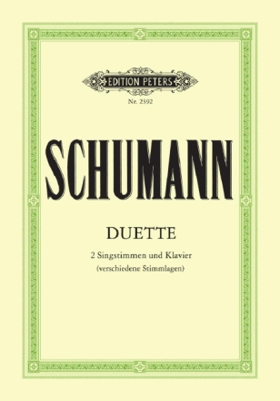 34 Duette f�r 2 Singstimmen und Klavier (dt)