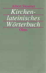 Kirchenlateinisches Wrterbuch