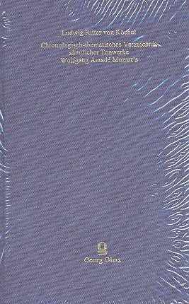 Chronologisch-thematisches Verzeichnis sämtlicher Tonwerke Wolfgang Amadé Mozarts