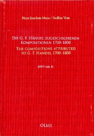 Die G.F. Hndel zugeschriebenen Kompositionen 1700-1800