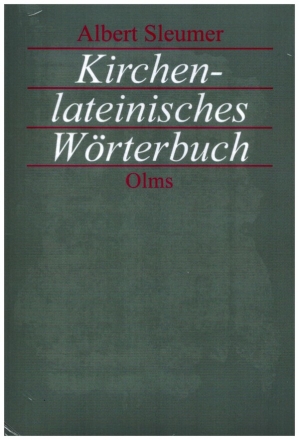 Kirchenlateinisches Wrterbuch