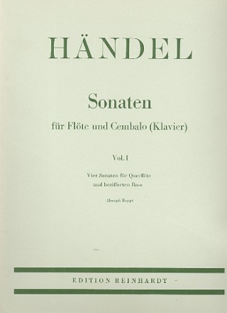 Sonaten aus op.1 Band 1 (1a, 1b, 5, 9) fr Flte und Bc