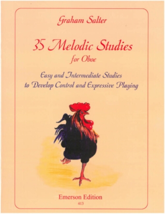 35 melodic studies for Oboe