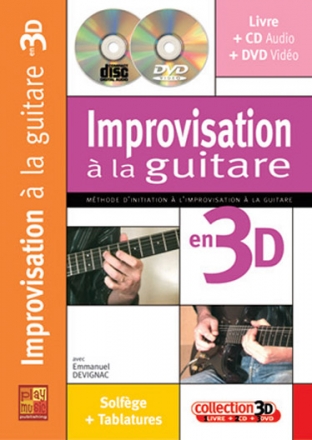 Improvisation La Guitare 3D (+Audio+Vidos) pour guitare