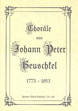 36 Chor�le f�r gem Chor a cappella Partitur