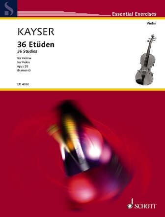 36 Et�den op.20 f�r Violine