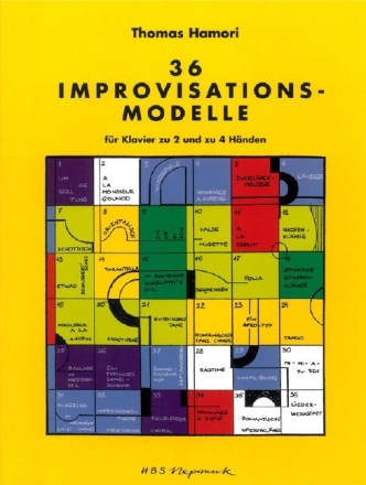 36 Improvisations-Modelle f�r Klavier zu 2 und zu 4 H�nden