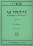 36 Studies op.20 for violin