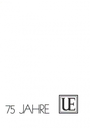 75 jahre universal edition 1901-1976 katalog zur ausstellung 1976/1977 in wien