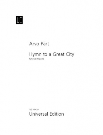 Hymn to a great City fr 2 Klaviere 2 Partituren
