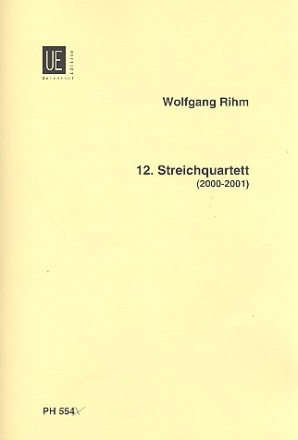 Streichquartett Nr.12 Studienpartitur greres Format