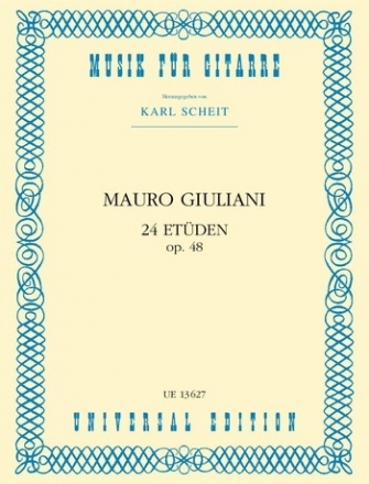 24 Etden op.48 fr Gitarre
