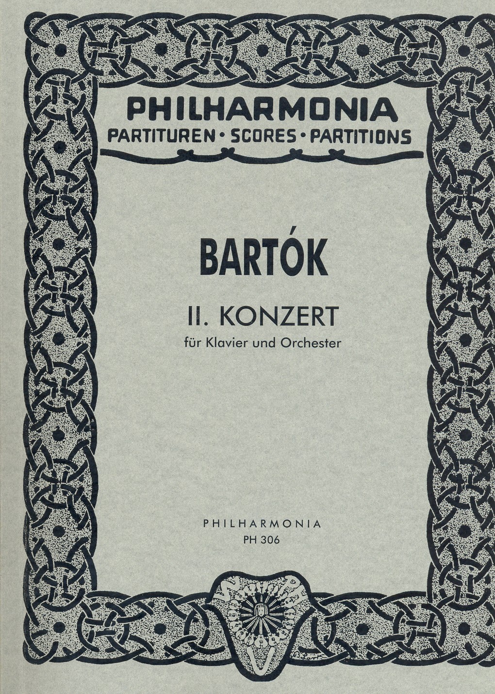 Konzert Nr.2  fr Klavier und Orchester Studienpartitur
