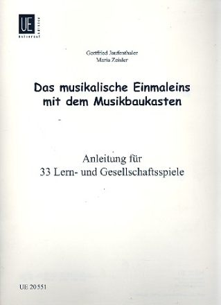 Das musikalische Einmaleins mit dem Musikbaukasten Anleitung fr 33 Lernspiele