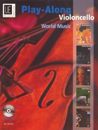 Play-along Violoncello (+CD) world music