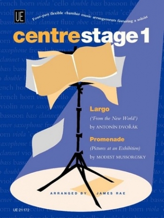 Centrestage four-part vol.1 flexible chamber music arrangements,  score and parts