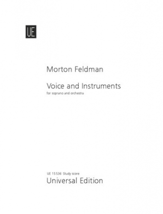 Voice and Instruments fr Sopran und Orchester (ohne Text)
