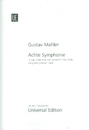 Symphonie Nr.8 fr Soli, Knabenchor, gem Chor und Orchester Chorpartitur Knabenchor