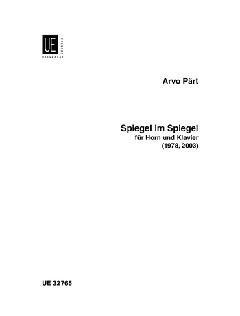 Spiegel im Spiegel fr Horn und Klavier