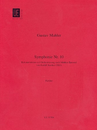 Sinfonie Nr.10 in der Rekonstruktion und Orchestrierung von Rudolf Barshai fr Orchester,  Studienpartitur