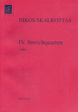 Streichquartett Nr.4 Studienpartitur