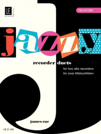 Jazzy Recorder Duets  for 2 alto recorders