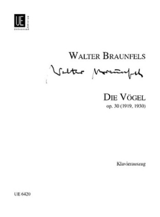 Die Vgel op.30  Klavierauszug