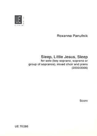 Sleep little Jesus sleep fr Solo, gem Chor und Klavier Partitur