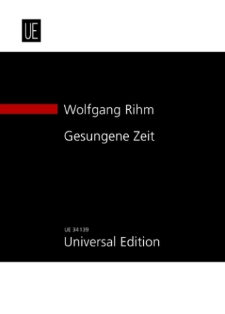 Gesungene Zeit fr Violine und Orchester Studienpartitur