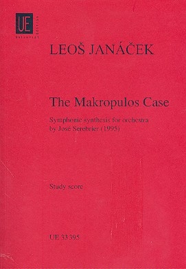 The Makropulos Case for orchestra study score