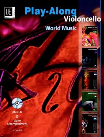 World Music - Playalong Violoncello (+CD): fr Violoncello und Klavier
