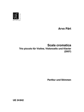 Scala cromatica trio piccolo fr Violine, Violoncello und Klavier Partitur und Stimmen