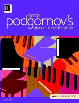 Podgornov's graded Pieces vol.2 (intermediate) for piano