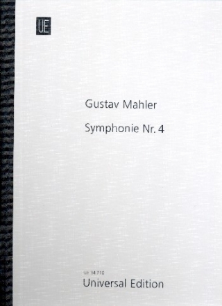 Sinfonie Nr.4 fr Sopran und Orchester Partitur,  gebunden