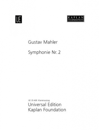 Sinfonie c-Moll Nr.2  fr Soli, gem Chor und Orchester Klavierauszug