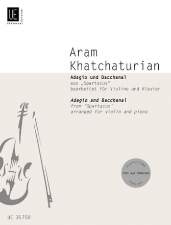 Adagio und Bacchanal aus Spartacus fr Violine und Klavier