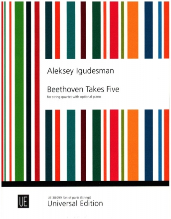 Beethoven Takes Five for string quartet and optional piano set of string parts