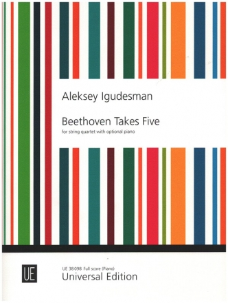 Beethoven Takes Five for string quartet and optional piano piano score