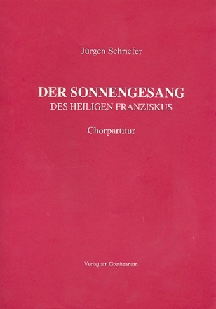 Der Sonnengesang des Heiligen Franziskus fr 1-4stimmigen Frauenchor und 4 Violinen, Chorpartitur