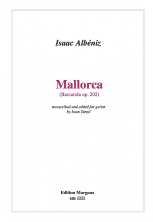 Mallorca op.202 Barcarola for guitar