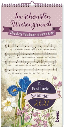 Kalender Im schnsten Wiesengrunde 2021 Postkartenkalender 10,5 x 20,5 cm