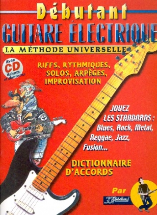 Dbutant guitare lctrique (+CD): pour guitare/tablature