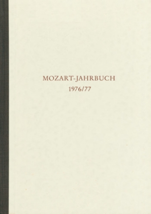 Mozart-Jahrbuch 1976/1977  Gebunden