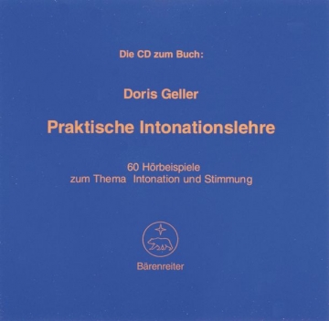 Praktische Intonationslehre CD 60 Hrbeispiele zum Thema Intonation und Stimmung