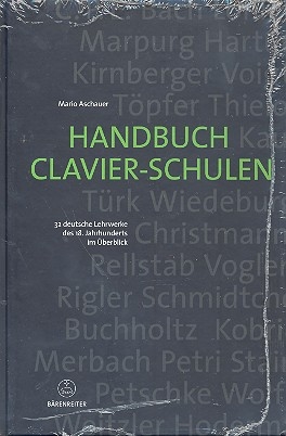 Handbuch Clavier-Schulen 32 deutsche Lehrwerke des 18. Jahrhunderts im Überblick